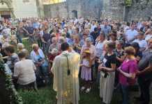 Biskup Medo na Velikoj Gospi u oštarskom svetištu