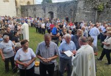 Misa za bolesne u oštarskom svetištu