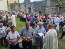 Misa za bolesne u oštarskom svetištu
