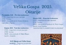 Velika Gospa u Oštarijama, dr. Richard Pavlić na misi uočnici a biskup Medo na večernjoj misi na Veliku Gospu