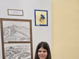 Likovni uradak učenice Prve osnovne uspješan na Tjednu kajkavske popevke