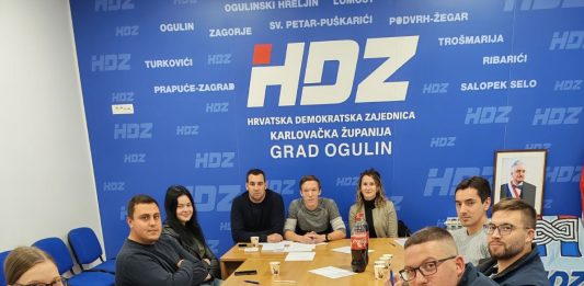 Održani unutarstranački izbori Mladeži HDZ-a Ogulin