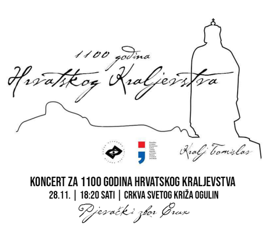 Koncert zbora Crux povodom 1100 godina Hrvatskog Kraljevstva i Jubilejske godine Crkve