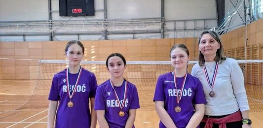 I.B. Mažuranić treća u badmintonu
