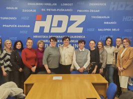 Anđelka Salopek ponovo izabrana za predsjednicu Zajednice žena HDZ-a “Katarina Zrinski” Ogulin