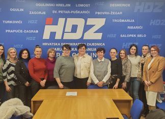 Anđelka Salopek ponovo izabrana za predsjednicu Zajednice žena HDZ-a “Katarina Zrinski” Ogulin