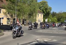 Defile članova Moto kluba Vještice