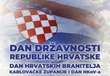 Čestitka Karlovačke županije za Dan državnosti „I dok je srca, bit će i Kroacije“