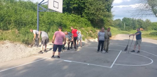 DPD Sveti Antun uredili kutak za košarku i druženje