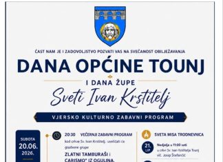Tounj slavi Dan općine i župe