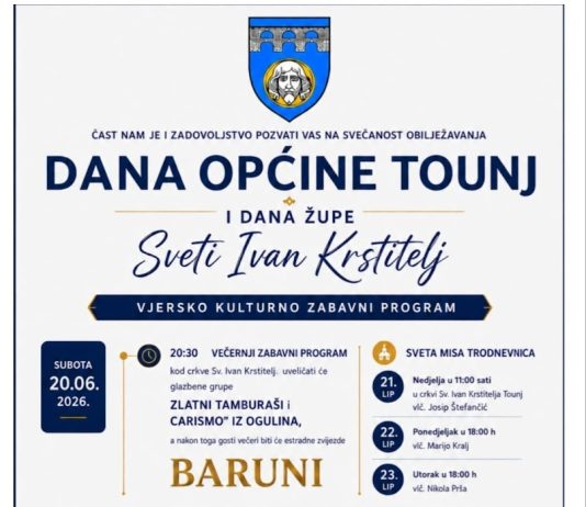 Tounj slavi Dan općine i župe