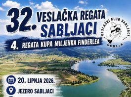 Subota na Sabljacima u znaku veslanja
