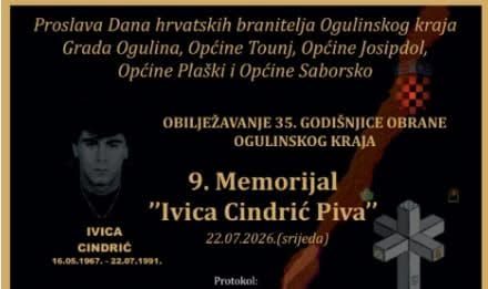 9. Memorijal Ivica Cindrić Piva