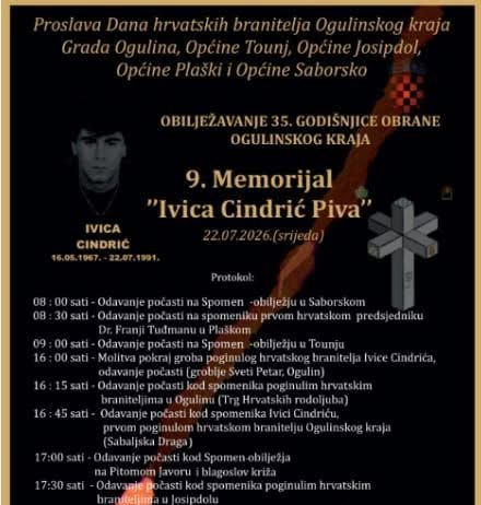 9. Memorijal Ivica Cindrić Piva