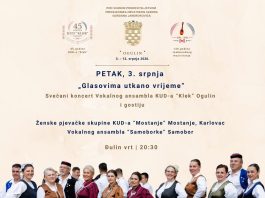 Svečani koncert Vokalnog ansambla KUD-a Klek