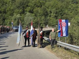 Most na Mrežnici imenovan “Mostom 14. domobranske pukovnije Slunj”