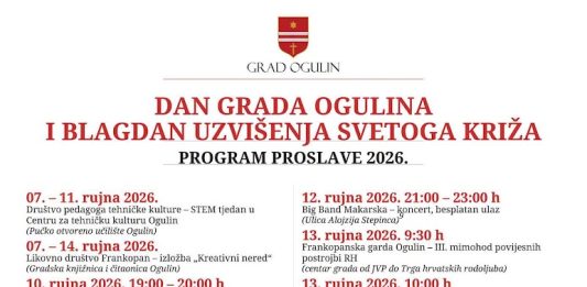 Aktivnosti povodom Dana grada Ogulina i blagdana župe sv. Križa