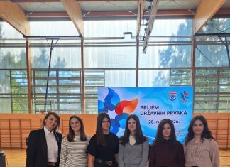 Primanje karlovačke županice za učenike sudionike državnih natjecanja