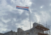 Spomendan Hrvatskog sabora, hrvatska zastava na Starom gradu Cetinu