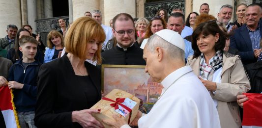 Karlovačka županica Martina Furdek Hajdin na audijenciji kod pape Lava XIV.