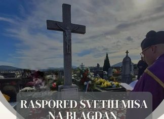 Bogoslužja na blagdan Svih svetih i Dušni dan